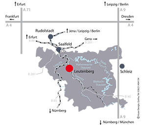 Anfahrtskarte